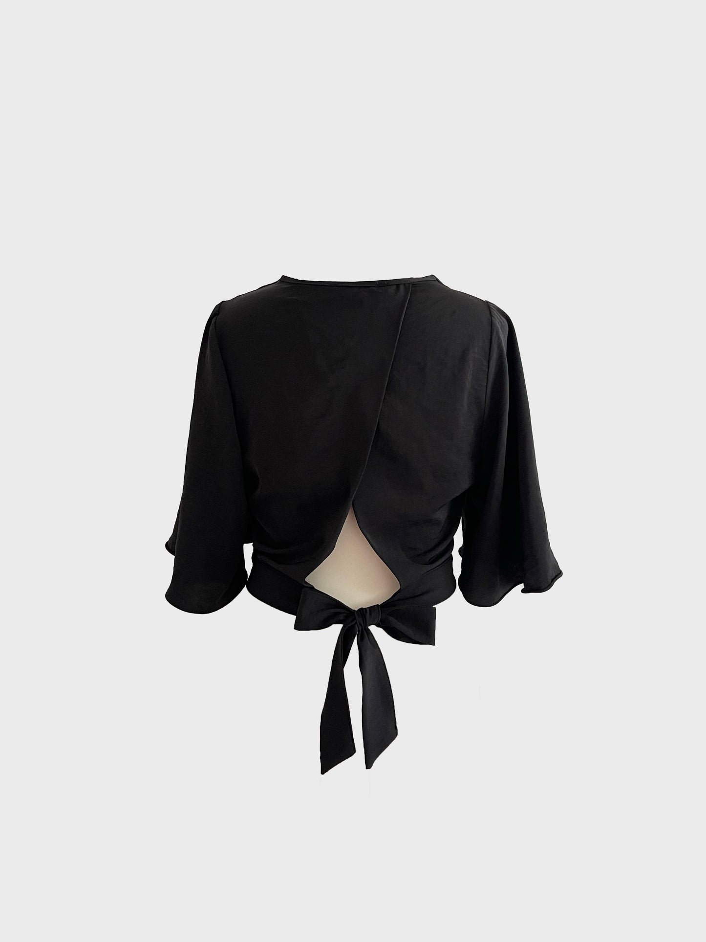Bluse in Satin Optik