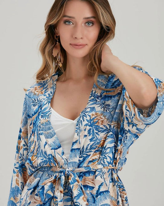 Gemustertes Kimono - Set