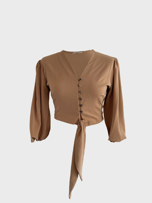 Bluse mit Balonärmel