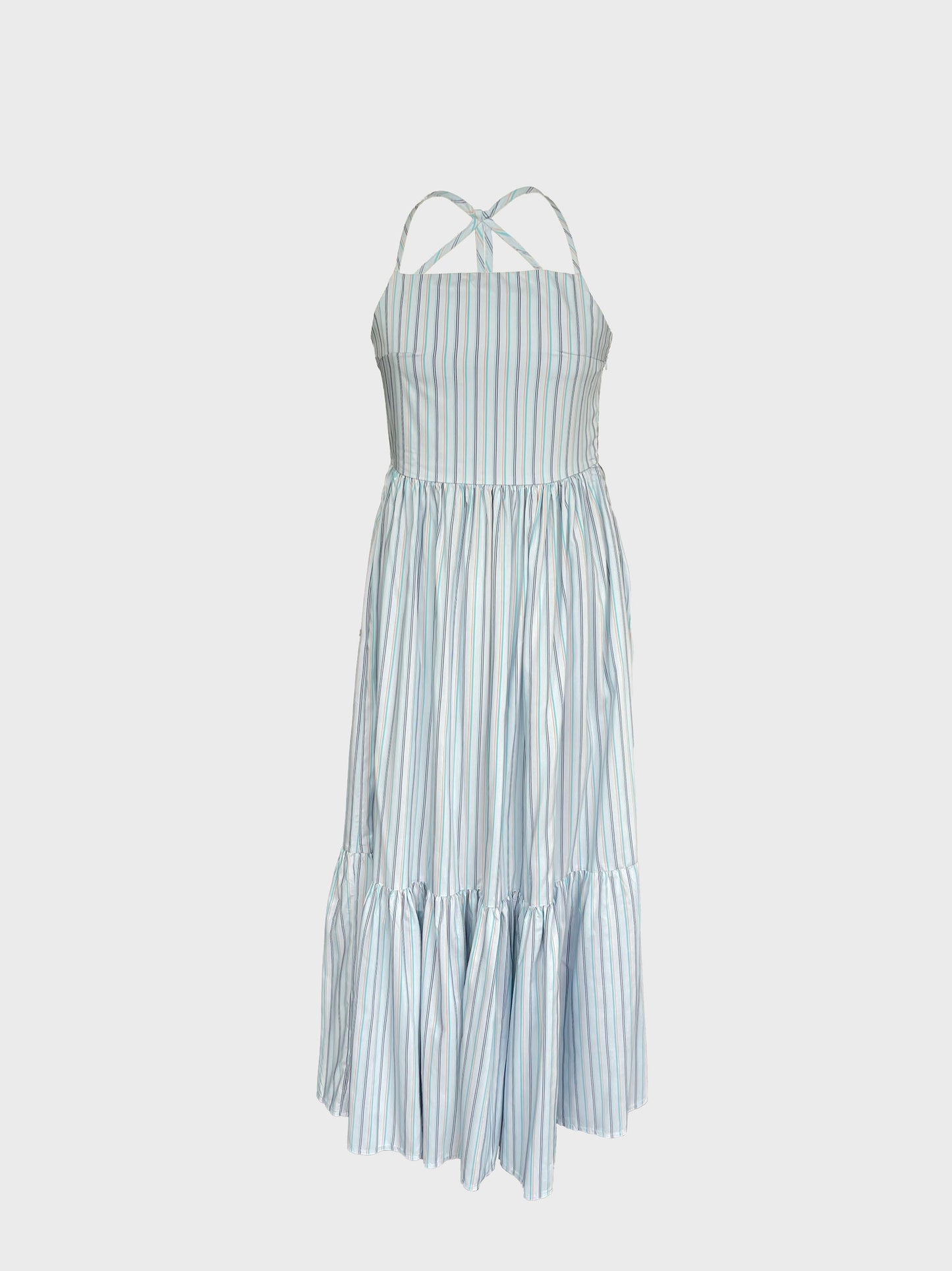 Kleid mit Karrée-Ausschnitt
