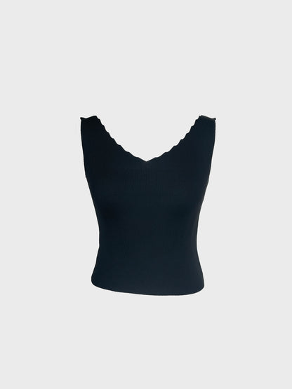 Stricktop V-Ausschnitt