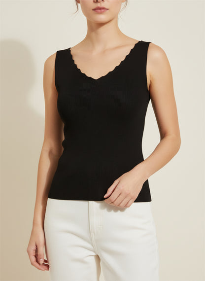 Stricktop V-Ausschnitt