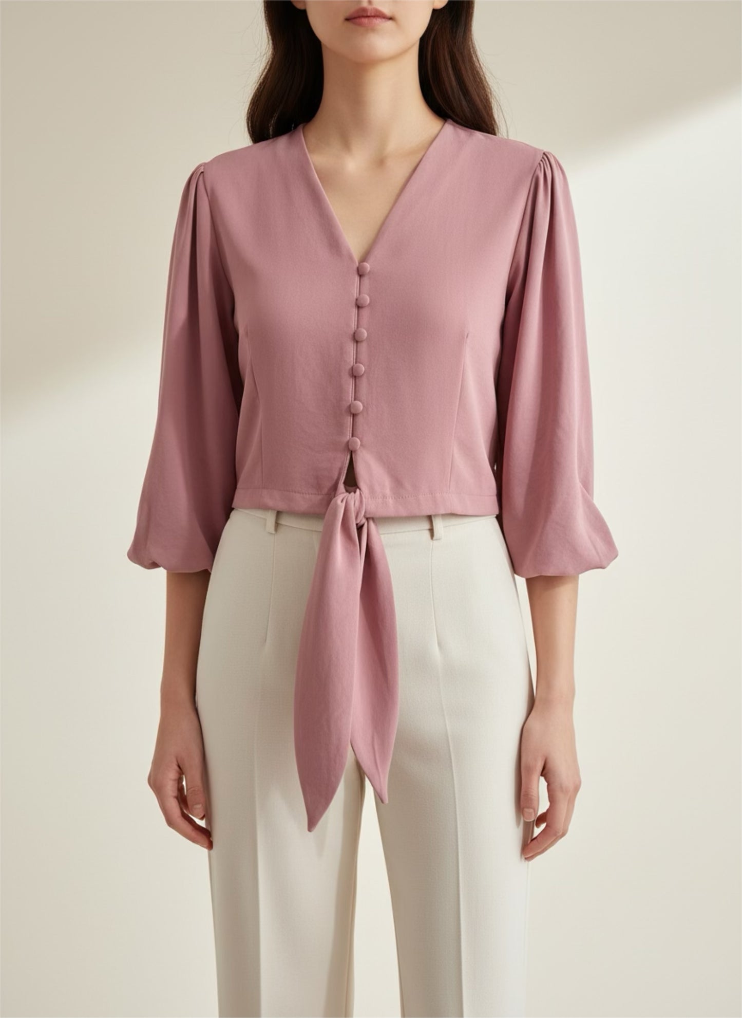 Bluse mit Balonärmel