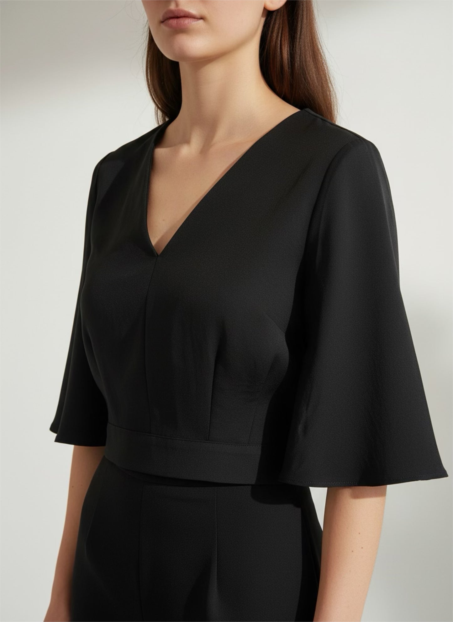 Bluse in Satin Optik