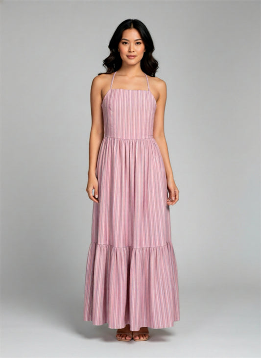 Kleid mit Karrée-Ausschnitt